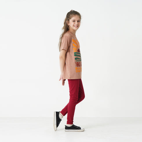 Maroon Leggings
